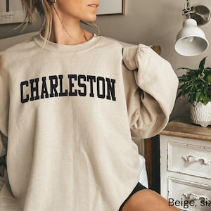 Charleston Sweatshirt, South Carolina Crewneck – Gift for Charleston Lover, Cozy Travel Souvenir Pullover, Super Soft Pullover Sweater image 3