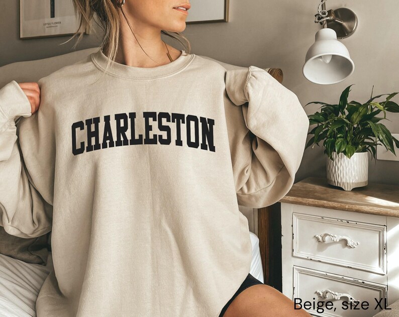 Charleston Sweatshirt, South Carolina Crewneck – Gift for Charleston Lover, Cozy Travel Souvenir Pullover, Super Soft Pullover Sweater image 3