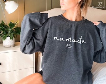 Bluza do jogi | Bluza Namaste | Koszulka do jogi | Bluza Lotus | Bluza Inhale Exhale | Bluzy damskie | Koszulka Yogi