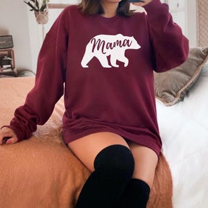 Mothers Day Gift, Mothers Day Gift from Daughter, Mothers Day Gift From Son, Birthday Gift for Mom, Mama Bear Sweatshirt
