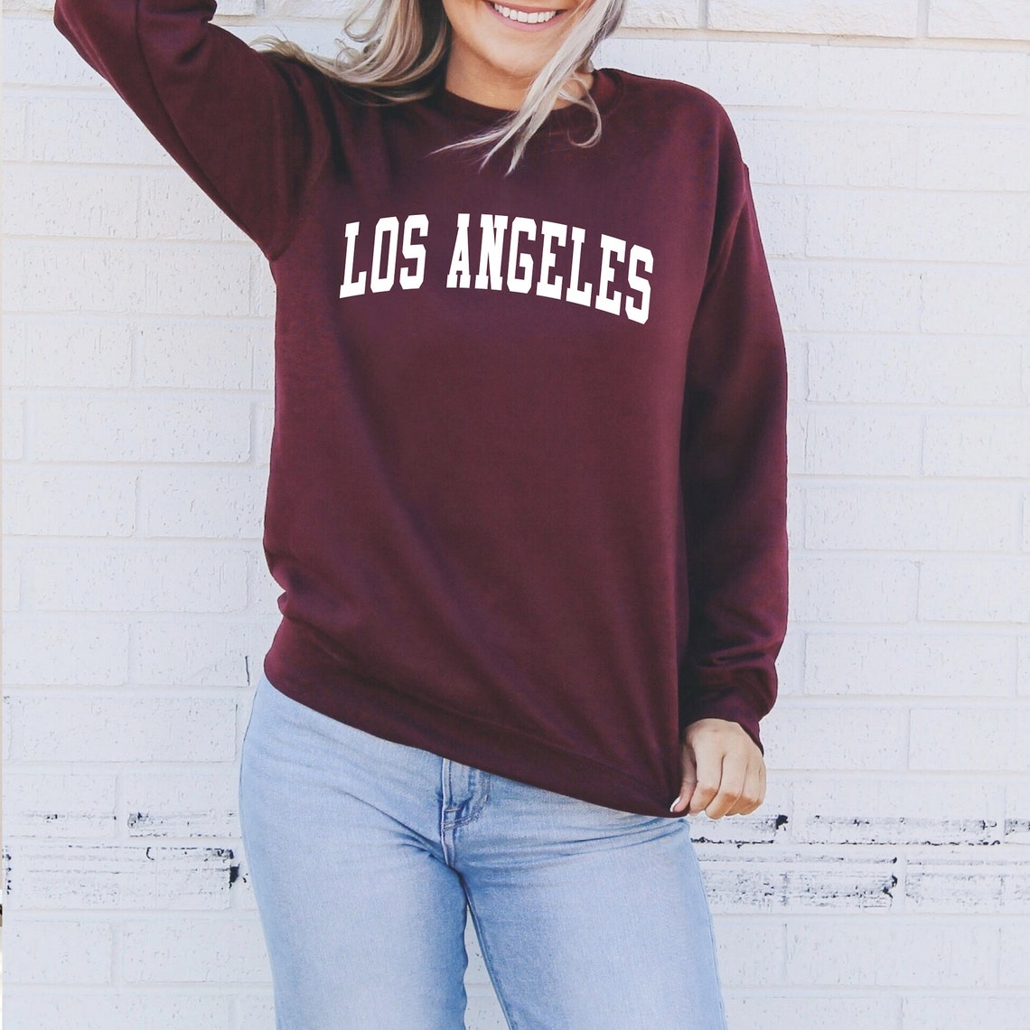 Los Angeles Sweatshirt California Sweatshirt West Coast Etsy