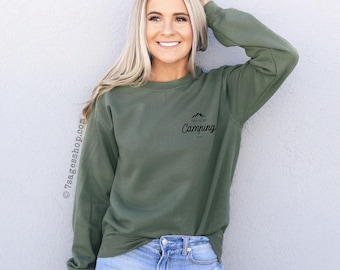 Camping Sweatshirt - This Is My Camping Sweatshirt - Camping Gift - Camping Shirt - Outdoorsy - Hiking - Perfect Nature Lover Gift