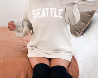 Seattle Sweatshirt, Washington Sweatshirt, Seattle Shirt, Seattle Washington Crewneck