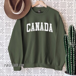 Moletom Canadá, Camisas Canadá, Suéter Canadá, Moletom com gola redonda imagem 3