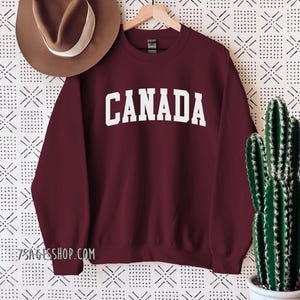 Moletom Canadá, Camisas Canadá, Suéter Canadá, Moletom com gola redonda imagem 2