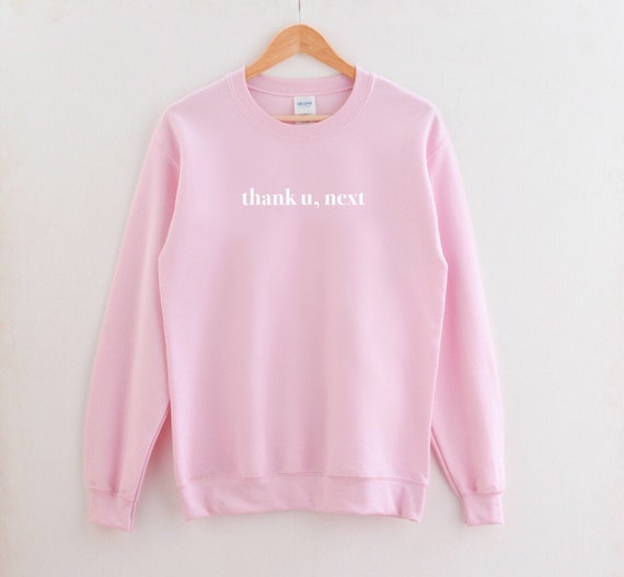 Plus Size Thank U Next Sweatshirt Ariana Grande Concert Sweatshirt Plus Size Clothing Ariana Grande Shirt Thank U Next Shirt
