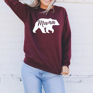 Mama Bear Sweatshirt - Mother&#39;s Day Gift From Daughter, Son - Mama Bear Sweater - Mama Bear Shirt