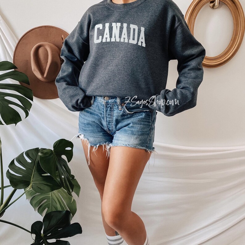 Moletom Canadá, Camisas Canadá, Suéter Canadá, Moletom com gola redonda imagem 5