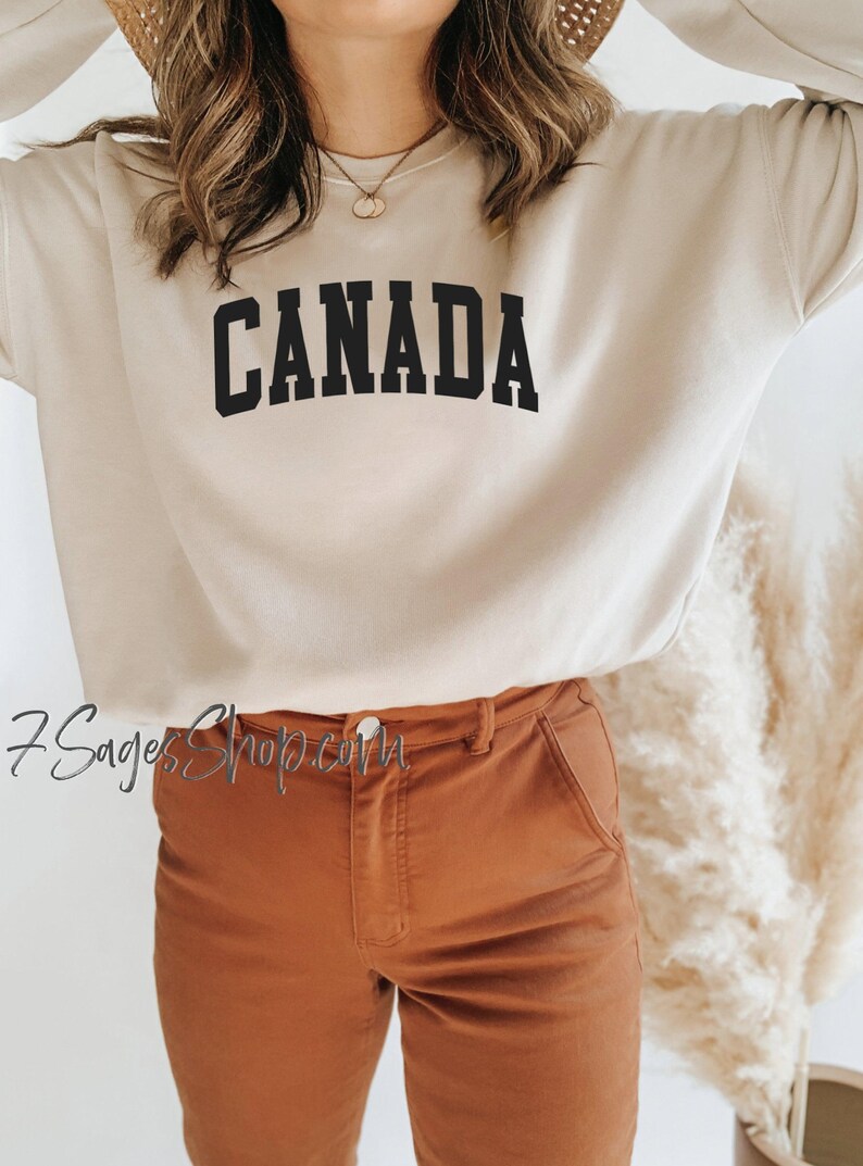 Moletom Canadá, Camisas Canadá, Suéter Canadá, Moletom com gola redonda imagem 4