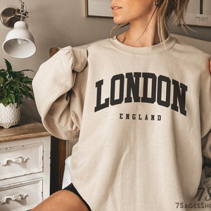 London Sweatshirt, England Sweatshirt, Aesthetic, London Gifts, London Sweater, UK Sweatshirt