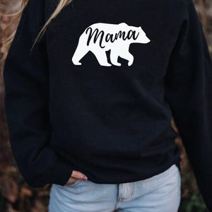 Mama Bear Sweatshirt - Mother's Day Gift From Daughter, Son - Mama Bear Sweater - Mama Bear Shirt image 3