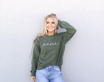 Mama Sweatshirt, Mom to Be, Mom Birthday Gift, Gift for New Mom, Crewneck Sweater