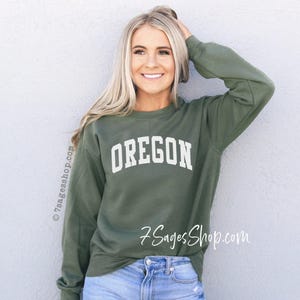Oregon Sweatshirt, Oregon Shirts, Portland Oregon, Oregon Crewneck, Sweater