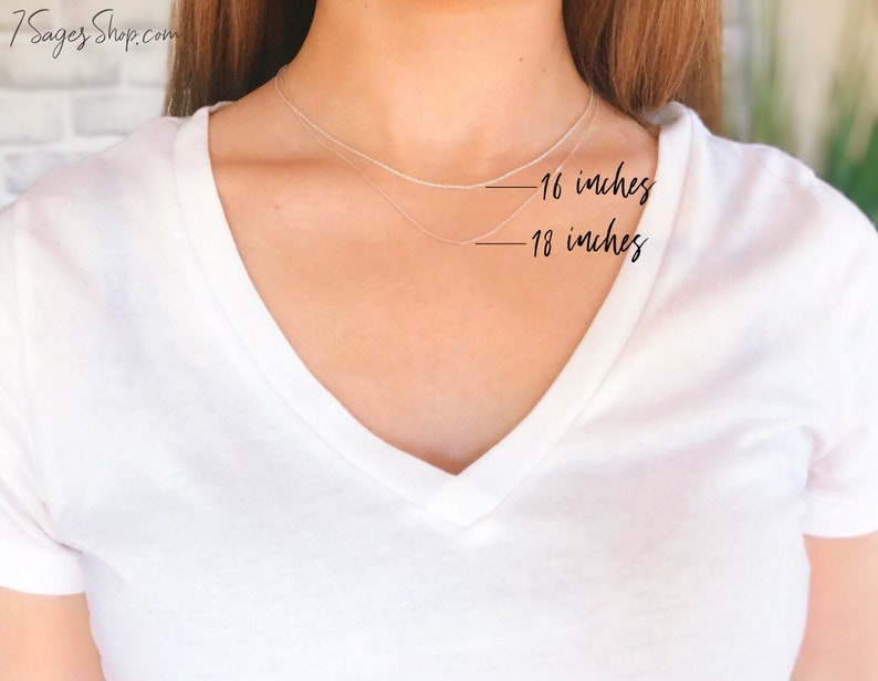 Sterling Silver Necklaces Silver Necklace Bridesmaid Gifts Etsy