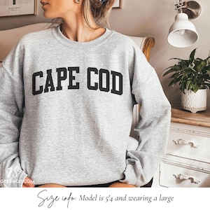 Cape Cod Pullover, Cape Cod Massachusetts Shirt, Souvenir, Geschenk Massachusetts Rundhals-Sweatshirt