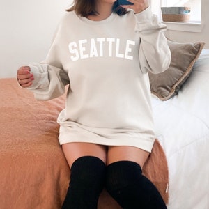 Seattle Sweatshirt, Washington Sweatshirt, Seattle Shirt, Seattle Washington Crewneck