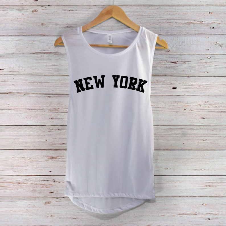 New York Muscle Tank Top New York Shirt New York Tank Top Etsy
