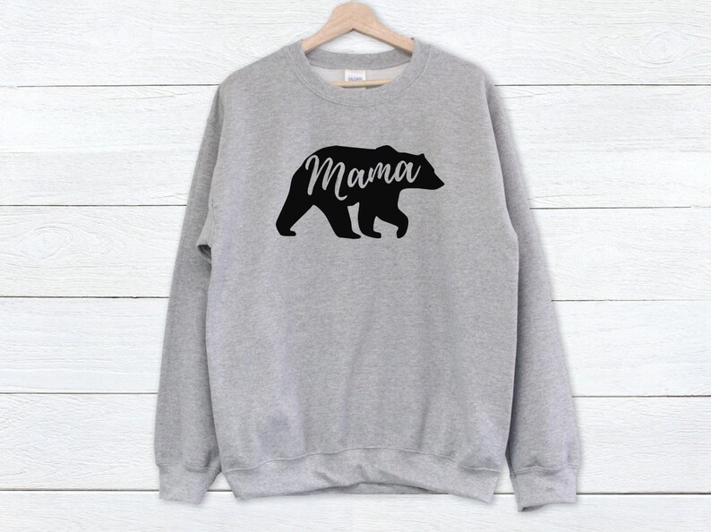 Mama Bear Sweatshirt - Mother's Day Gift From Daughter, Son - Mama Bear Sweater - Mama Bear Shirt image 4