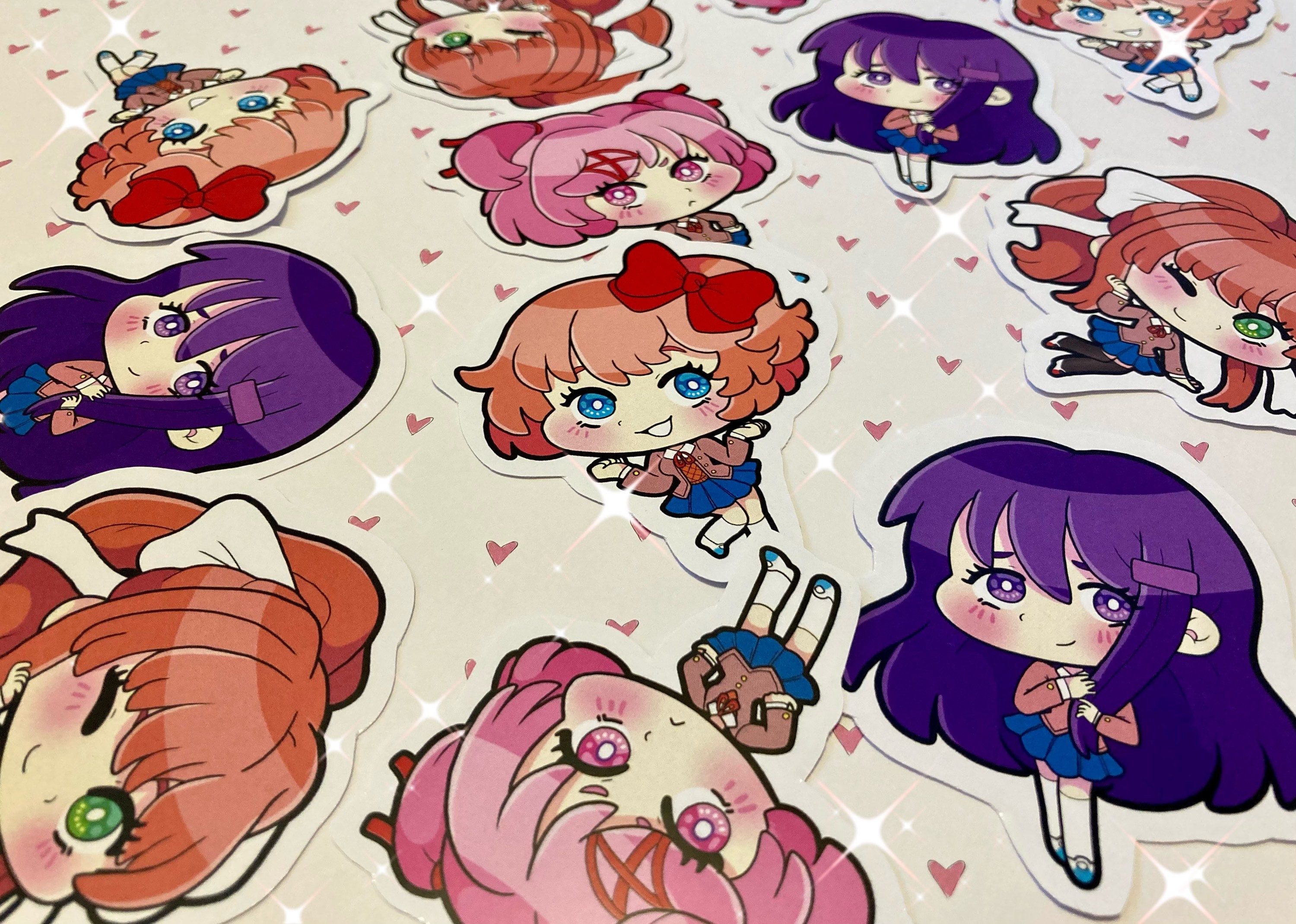 Doki Doki Literature Club Stickers | Etsy