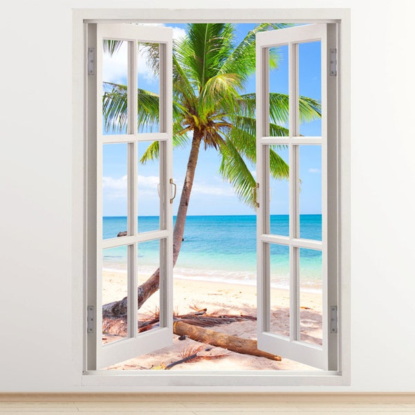 Beach Wall Decal Etsy