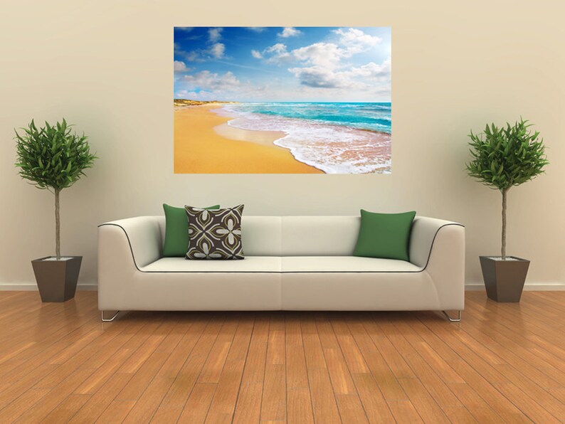 Coast Line Beach Wall Decal Beach Decal Removable Wall Decal Etsy