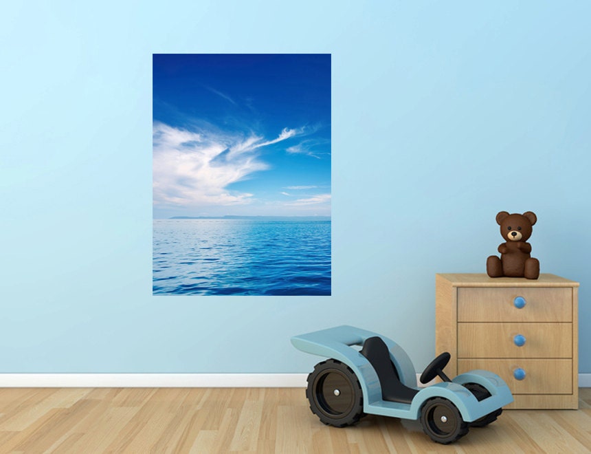 Island Wall Decal Beach Vertical 3D Window Tropical Sea Wall Etsy