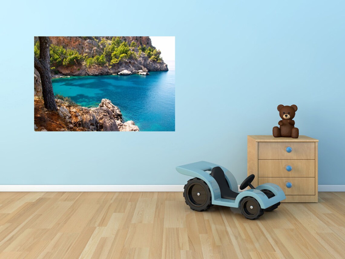 Beach wall sticker beach wall decal removable vinyl for home Etsy