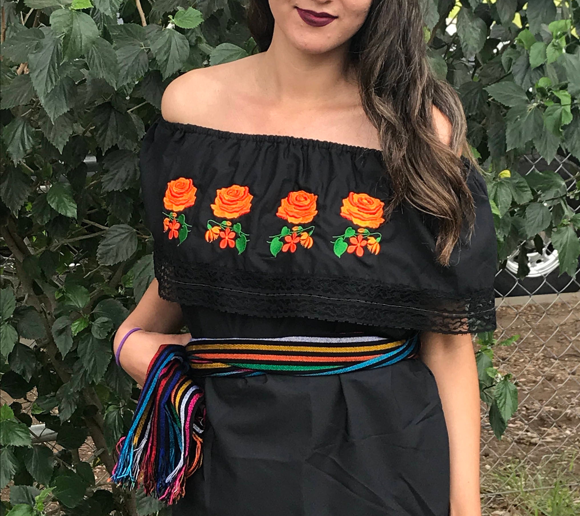 Quinceanera Dress Mexican Embroidered