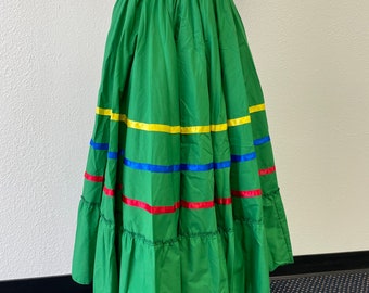 Adult Colorful Folkloric Skirts- Double circle