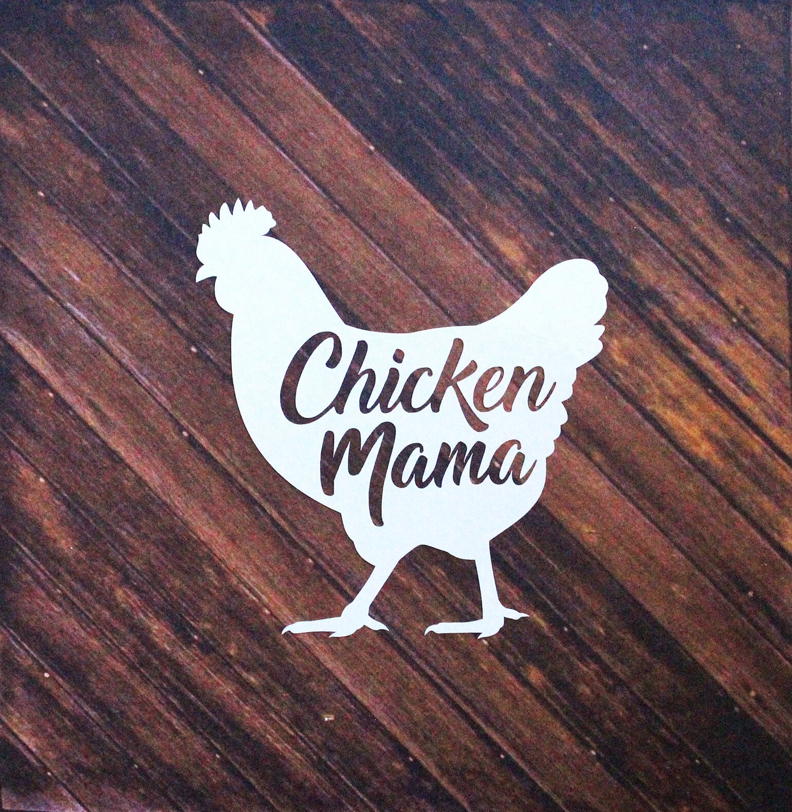 Chicken Mama Decal - Vinyl Decal - Chicken Decal - Car Decal - Coffee Mug  Sticker - Vinyl Sticker