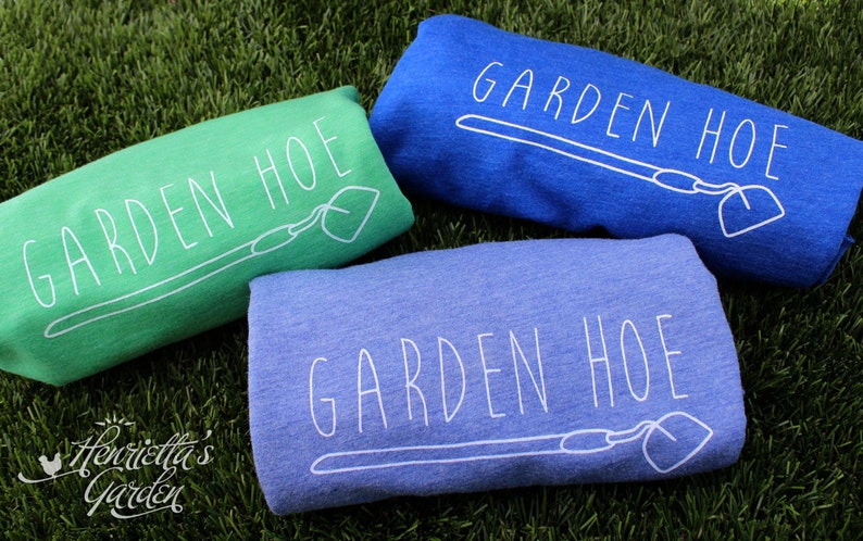 GARDEN HOE Gardening Shirt Yoga Top Blue Women's Triblend Tank Top image 2