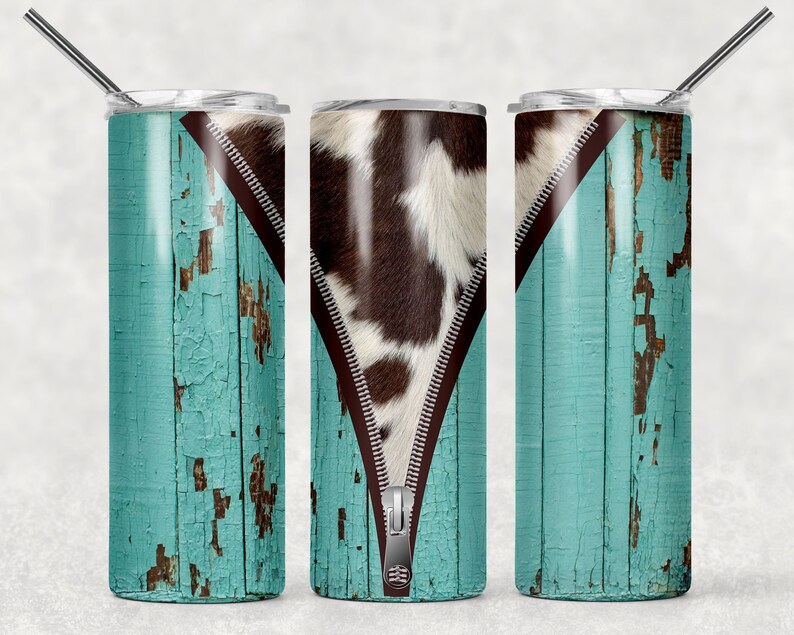 Cow Hide tumbler see additional styles available Etsy