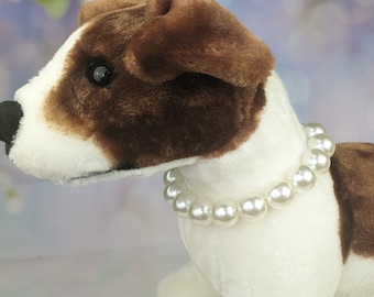 Dog Pearl Collar Necklace for Wedding or Special Event Dog Jewellery Formal