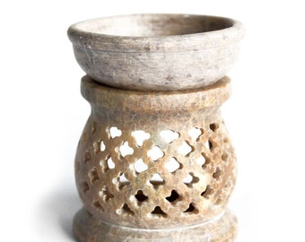 Soapstone Oil Burner - Small Classic 7.5x5.5 (cm)