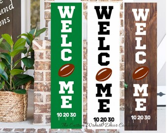 Football Porch Sign, Football Porch Leaner, Sports Porch Sign