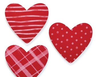 9.5" Valentine Heart Decor, Valentines Day Heart, Wreath Supplies, Valentine Wreath Decor