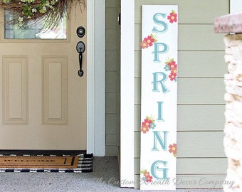 Spring Porch Sign, Spring Porch Decor