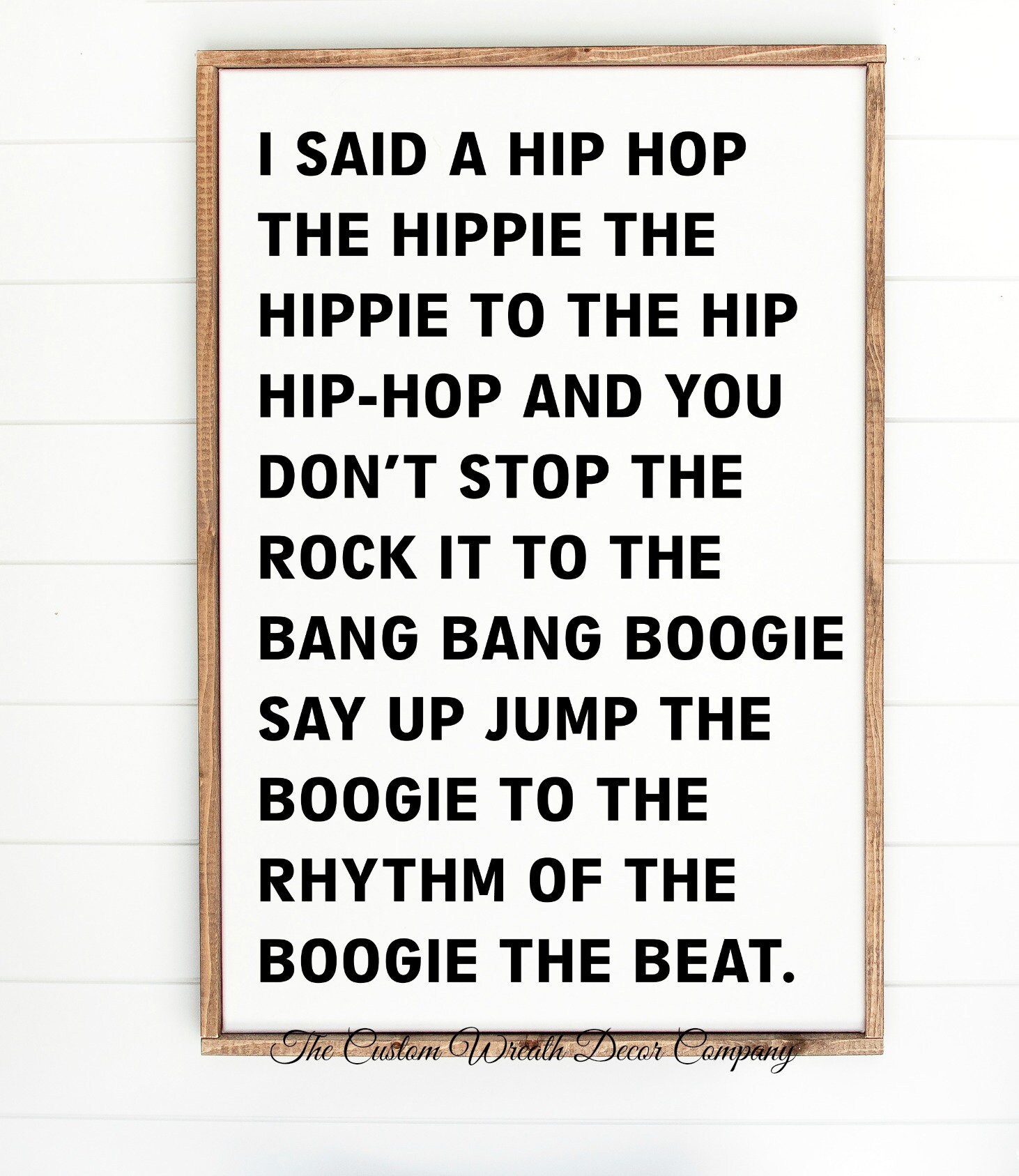 Rappers Delight Sign Rappers Delight Rustic Sign Rappers Delight Lyrics Sign