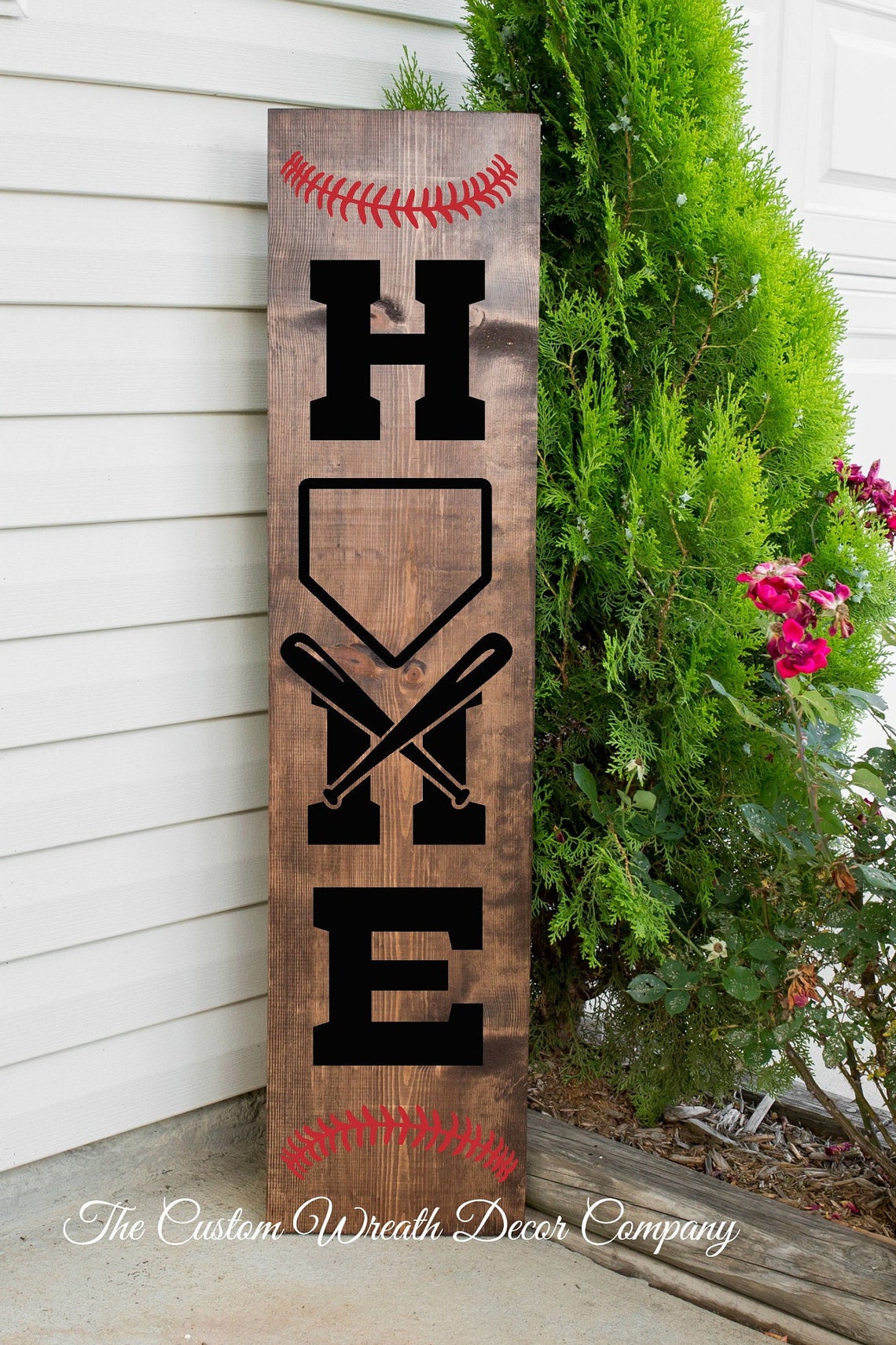 Baseball Porch Sign Etsy