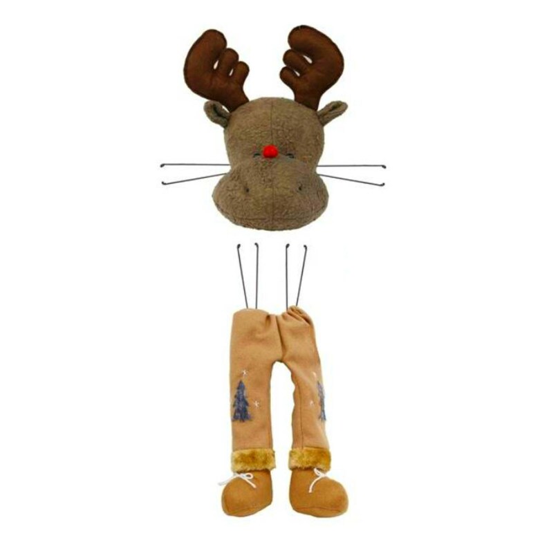 stuffed reindeer decor
