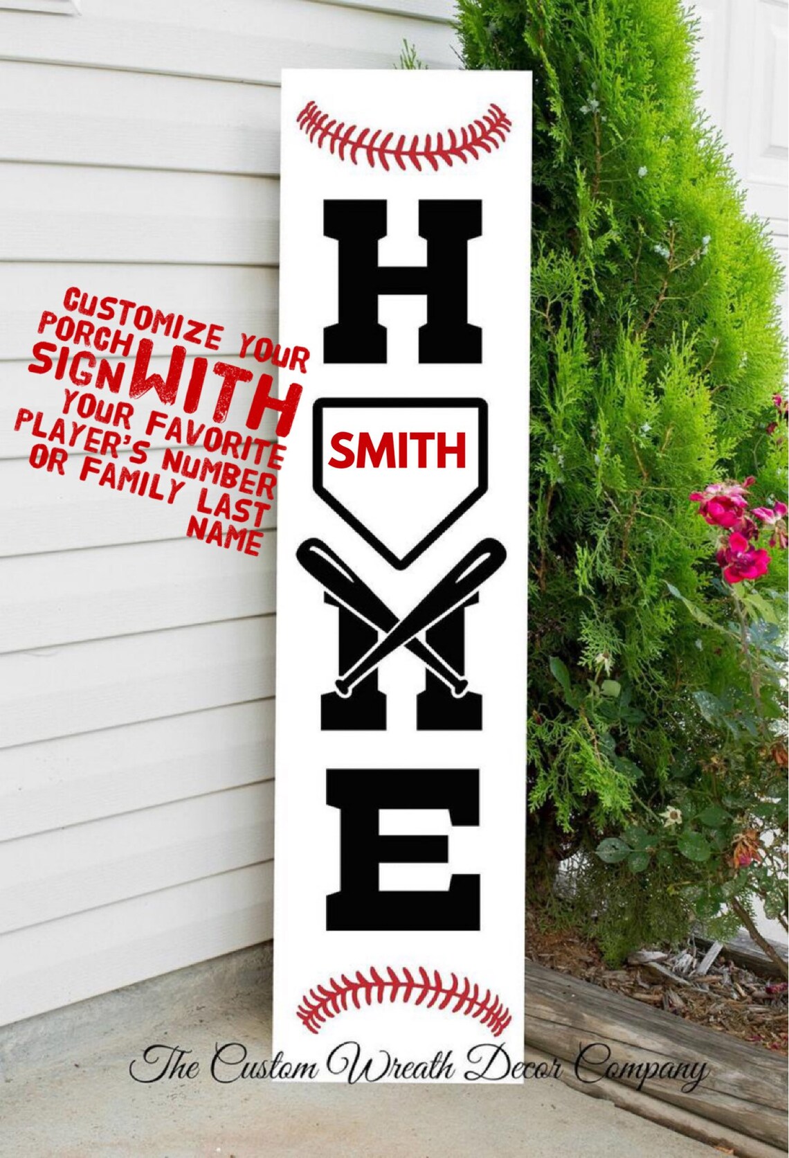 Baseball Porch Sign Etsy