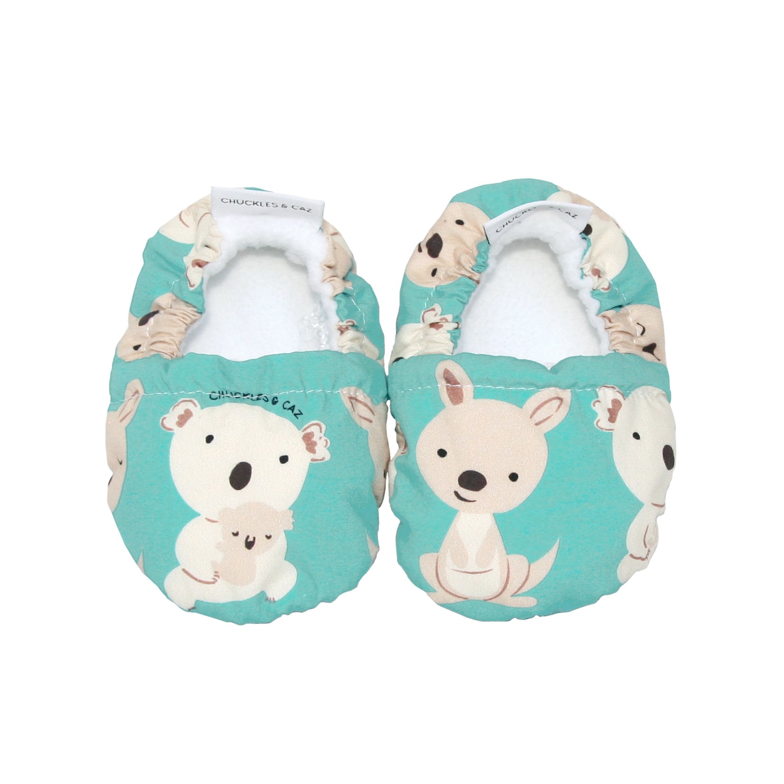 Babyhug 100% Cotton Knit Booties With Koala Design - Red