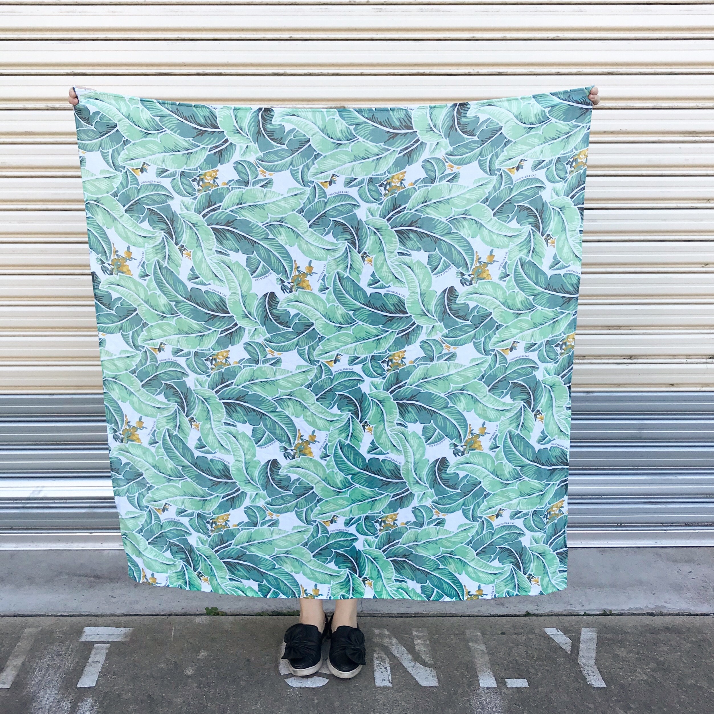 Tropical Palm Muslin Swaddle Australian Accessories for Baby Boys, Baby