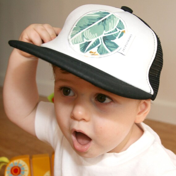 infant flat brim hat