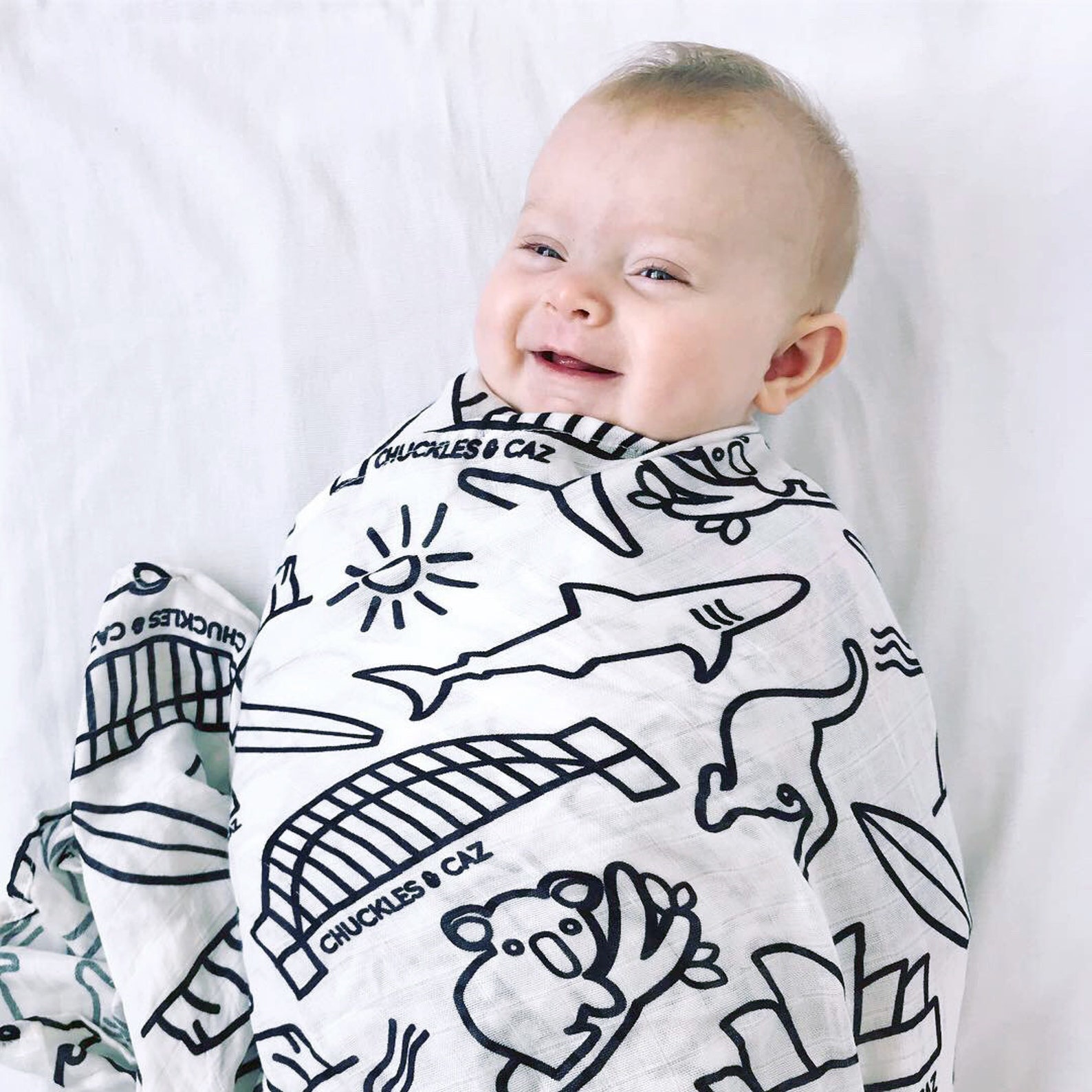 Australian Icon Muslin Swaddle Australian Accessories for Etsy