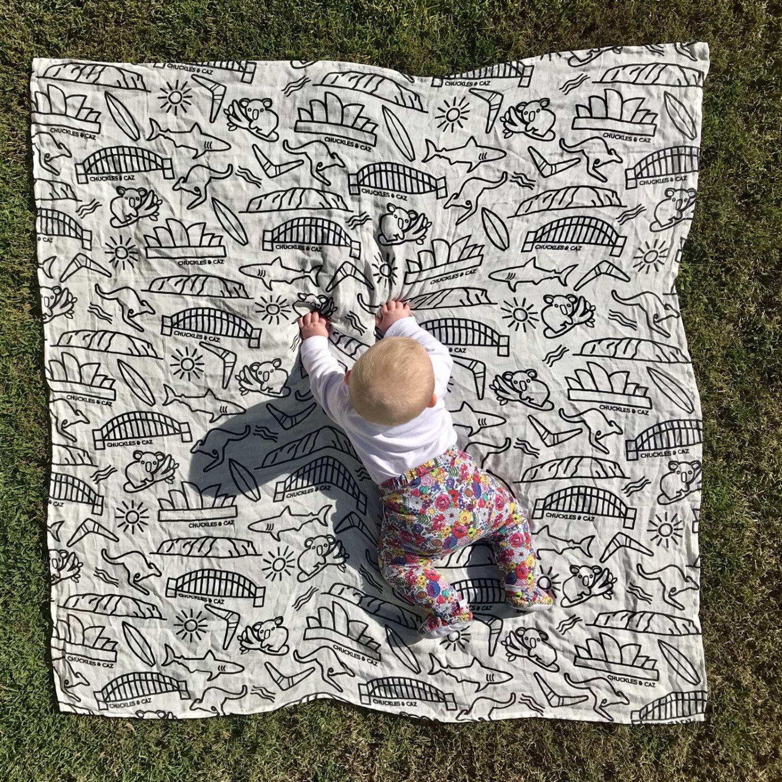 Australian Icon Muslin Swaddle Australian Accessories for Etsy