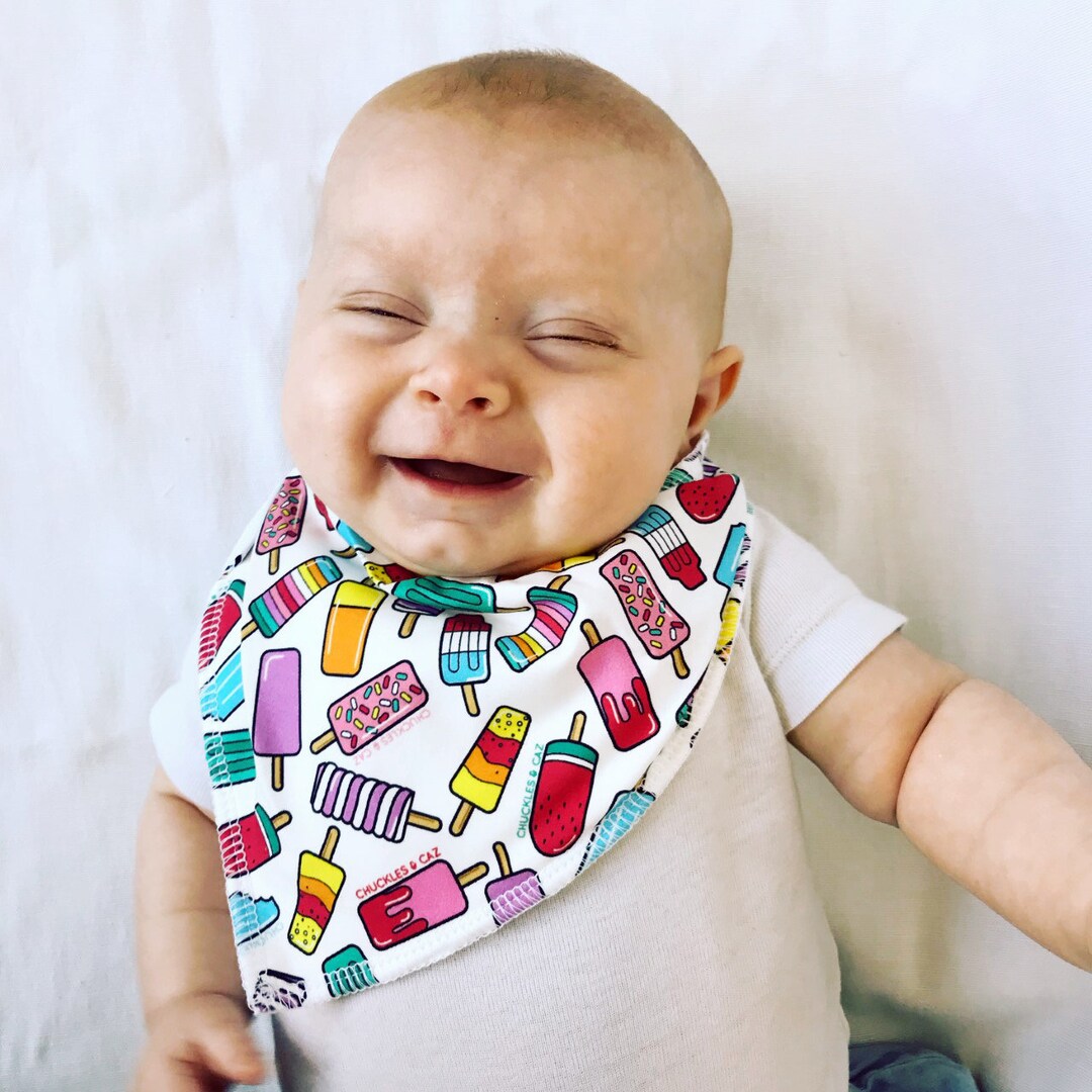Ice Block Dribble Bib Handmade Australian Adjustable Bib for Etsy