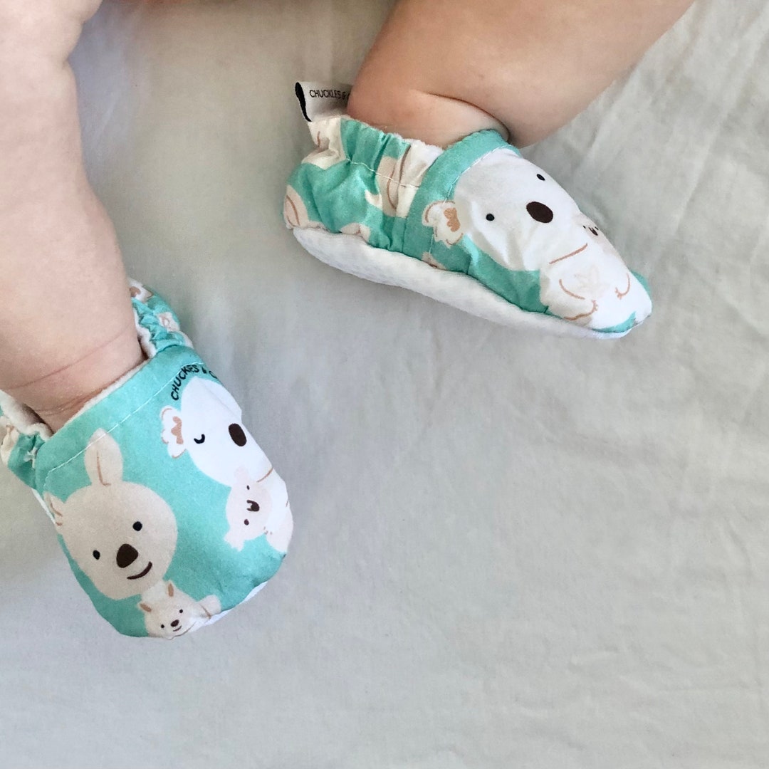 Booties For Newborn Baby In Aqua Color main image 1
