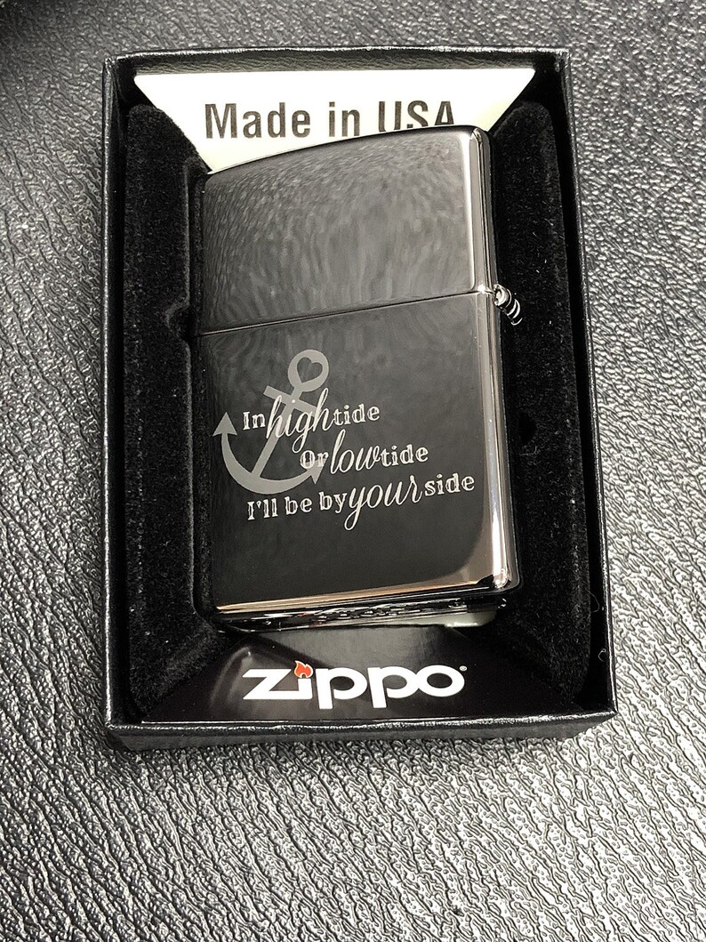 Photo engraved Zippo Lighter Etsy