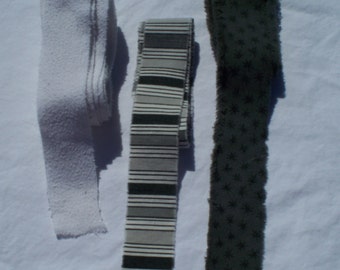 Upcycled Fabric Strips: Hand Torn Rag Rug Material, 20+ Yards